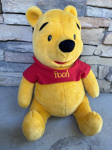 24” LARGE Walt Disney Jumbo Winnie the Pooh Plush Stuffed Animal Bear Mattel EUC