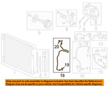 HONDA OEM 16-21 Civic Condenser, Compressor Lines-Ac Line 80341TBAA01