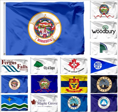 Yicmirtu Minnesota Flagge 60x91 Cm – Doppelseitig Aus Starkem Polyester Für Drinnen & Draußen