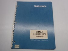 Tektronix 2213A Oscilloscope Operators Manual 070-4734-00 Rev. Dec. 1988