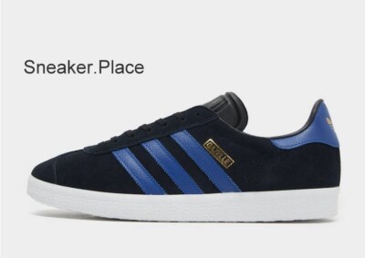 Adidas Originals Gazelle in schwarz und blau UK 8 - US 8,5 - EUR 42