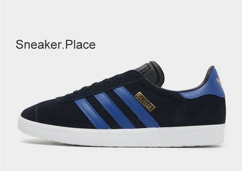adidas Originals Gazelle Men's Trainers in Black and Blue UK size 8