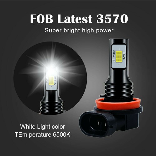For Toyota Sienna 2011 2012-2020 LED Headlight High Low Beam+Fog Light Bulb Kit - Foto 7 di 12