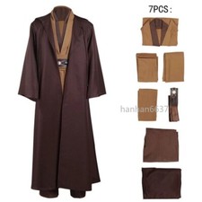 Star Wars Jedi Knight Cosplay Costume Outfit Halloween Props Role Play Adults