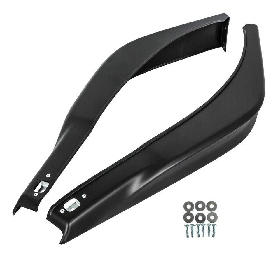 For 2013-2015 Honda Accord 4DR HFP Style Black Front Bumper Spoiler Lip 2PCS - Image 3 of 4
