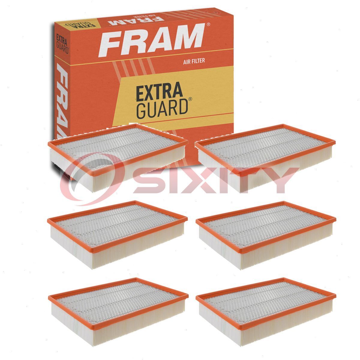 6 pc FRAM Extra Guard CA11960 Air Filters for PA99208 LX 2923 C32007 A969C nv