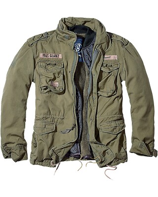 Brandit Jacke M-65 Giant mit Kapuze Outdoorjacken Herren NEU