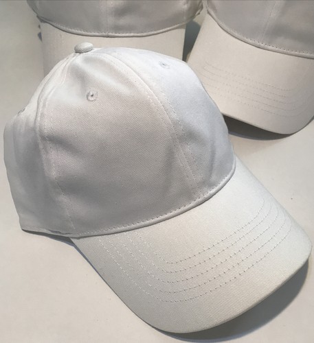 Weiße Kappen im Polo-Stil - leere Hüte - Einheitsgröße - Bild 4 von 11
