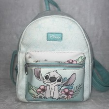 Loungefly Disney Lilo Stitch Hibiscus Flowers Sketch Mini Backpack RARE