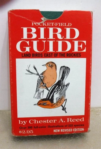 Pocket-Field Bird Guide 1950's Land Birds East of the Rockies Chester A. Reed