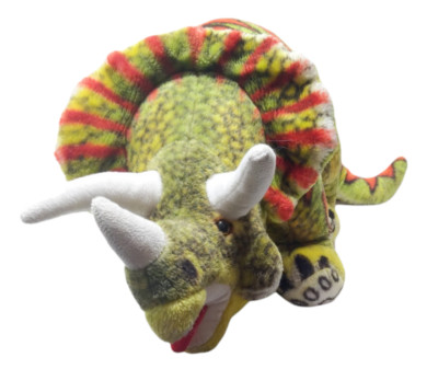 Roar into Adventure with Melissa & Doug Triceratops Dinosaur Plush! #2148