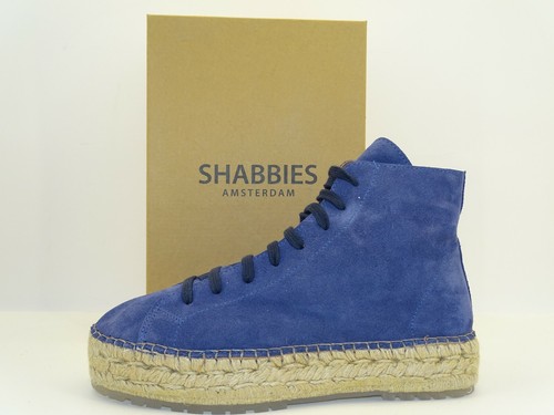 Shabbies Amsterdam Espadrilles Boots Stiefel Stiefeletten blau Gr.40 NEU - 第 5/9 張圖片