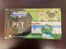 Swiffer HEAVY DUTY PET Wet Mopping Cloth Pad Refills ~Febreze Fresh Odor Defense