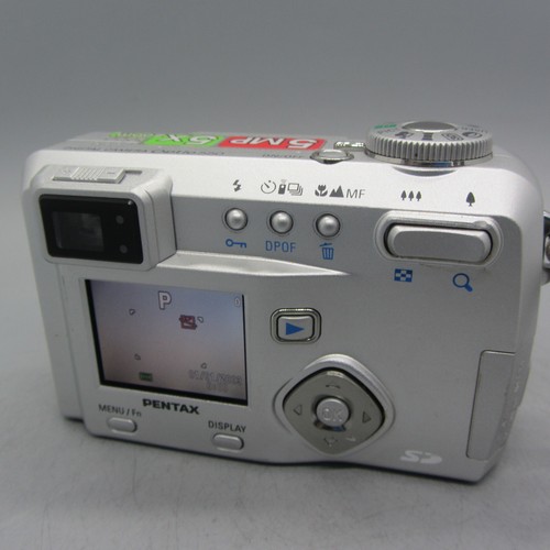 Pentax Optio 550 5.0MP Compact Digital Camera Silver Tested - Picture 3 of 8
