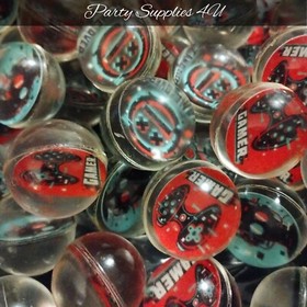 4 x Gaming Bouncy Jet Balls/Cat Toy/Party Bag/Stocking Fillers/PS5/Xbox/Eve Box