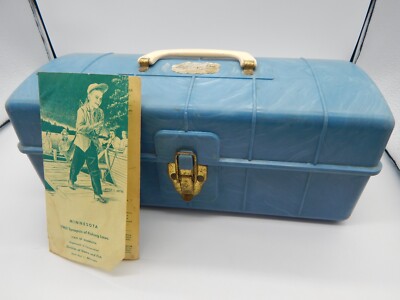 Vintage 1950's "UNION PLAYBOY" FISHING TACKLE BOX Model Number 9414 - TF605  | eBay