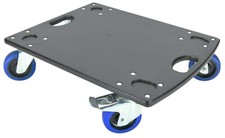 Adam Hall Transport Scooter 720kg Wheeled Board 100mm Swivel Castors m/o Parking Brake