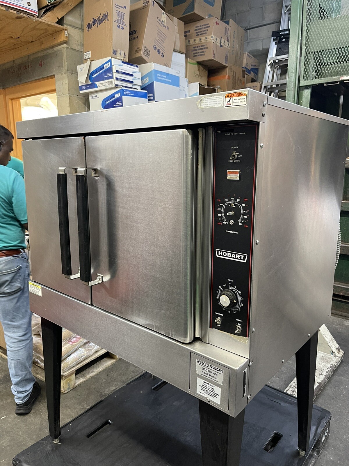 HOBART SINGLE FULL SIZE ELECTRIC CONVECTION OVEN eBay