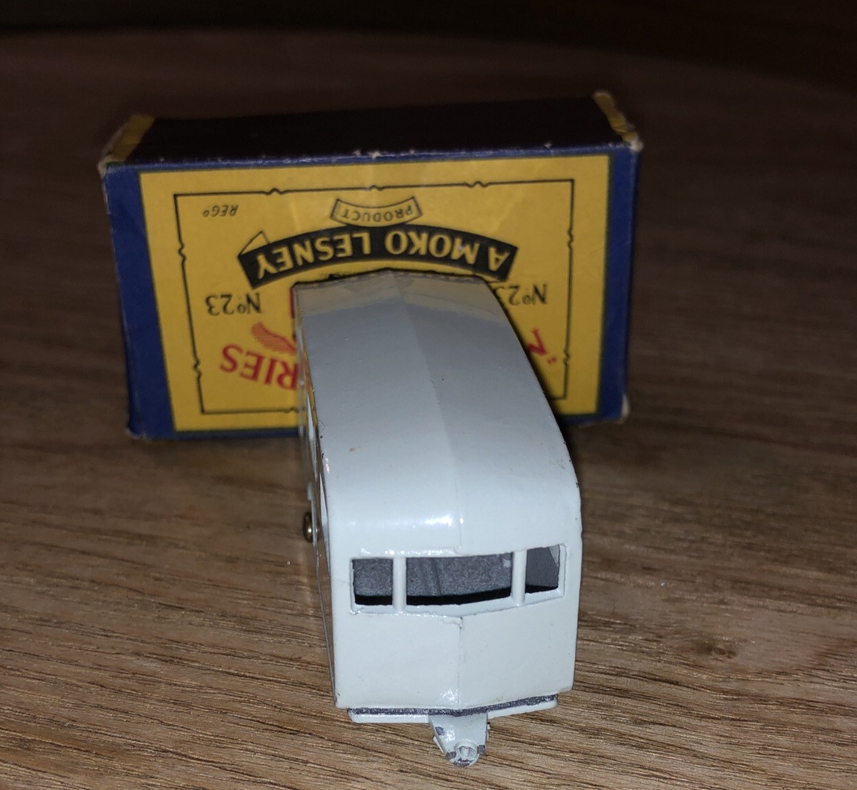 Matchbox Moko Lesney No. 23 BERKELEY CAVALIER Caravan Boxed. very