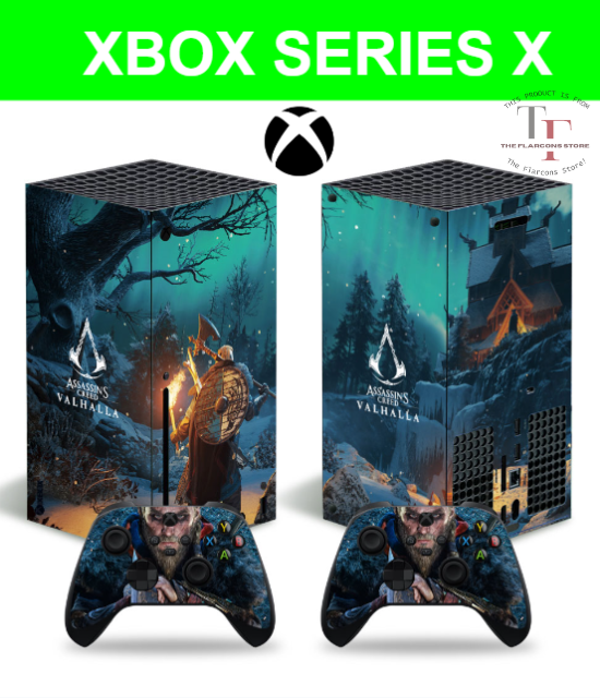 Xbox Series X AC Decal Sticker Skin Wrap Vinyl + Controller
