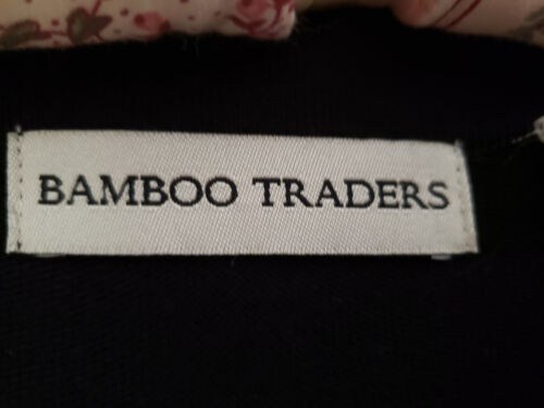 Bamboo Traders Cardigan Sweater Women's L Black 3/4 Sleeve - Picture 6 of 9