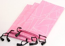 3pcs Pink Soft Pouch Bag Case Sunglasses Eyeglasses Glasses iPhone Smartphone