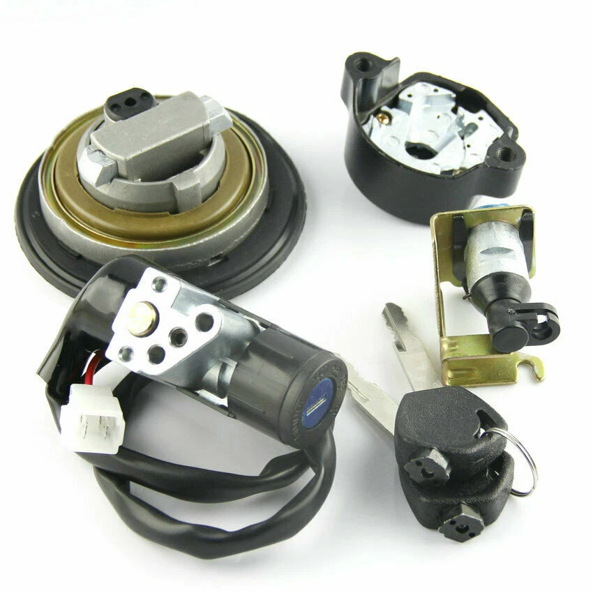 Ignition Switch Gas Cap Seat Lock Key Set for Honda CBR150R 14-16 CBR125R 11-18 Foto 4 de 4