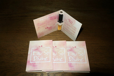 4x LOT  EAU SO Devine HARVEY PRINCE HEAVENLY JASMINE LEMON PERFUME VIALS Travel