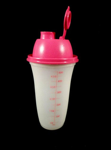 Tupperware Brocca/Frullatore di Misurazione Rapida Rosa e Sollevatore di Uova Maculate Rosa - Foto 12 di 12