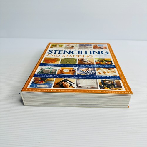 The Illustrated Step-By-Step Guide To Stencilling and Stamping - Paperback Book - Picture 9 of 11