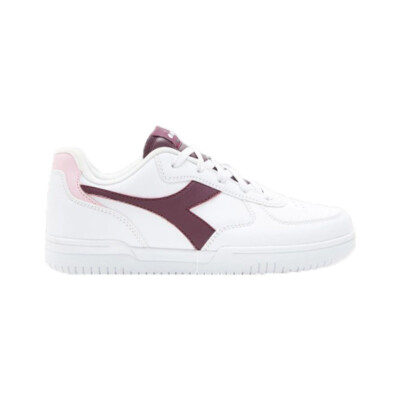 Diadora 177720 D0101WHITE / Grape Win Shoe Sport Shoe Diadora Raptor Low GS