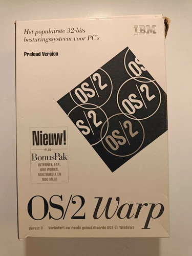  IBM OS/2 Warp 3 + BonusPak Preload Version Vintage (1994) (NL)