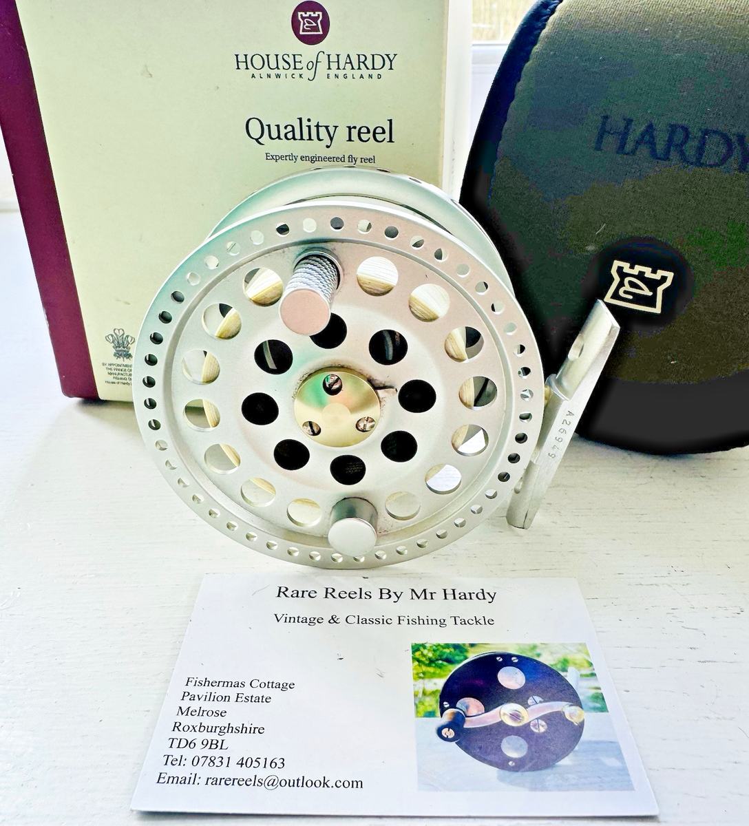 Hardy Angel Mk1 #6/7 Trout Fly Reel with Backing Line Box & Case