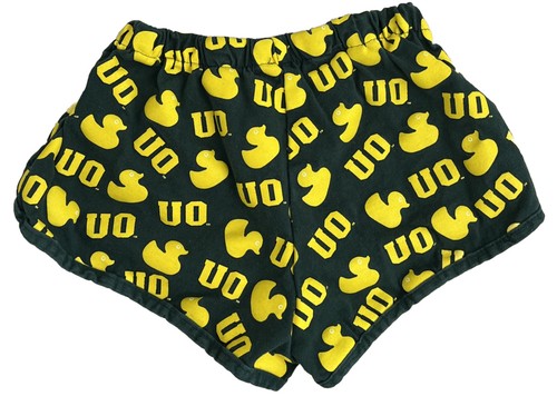 UofO Oregon Ducks Shorts U-Trau Kids Unisex Size Small - 20 In Waist - Picture 2 of 4