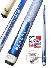Champion Gator Blue TR5 Pool Cue Stick with Low Deflection Shaft, Champion Glove