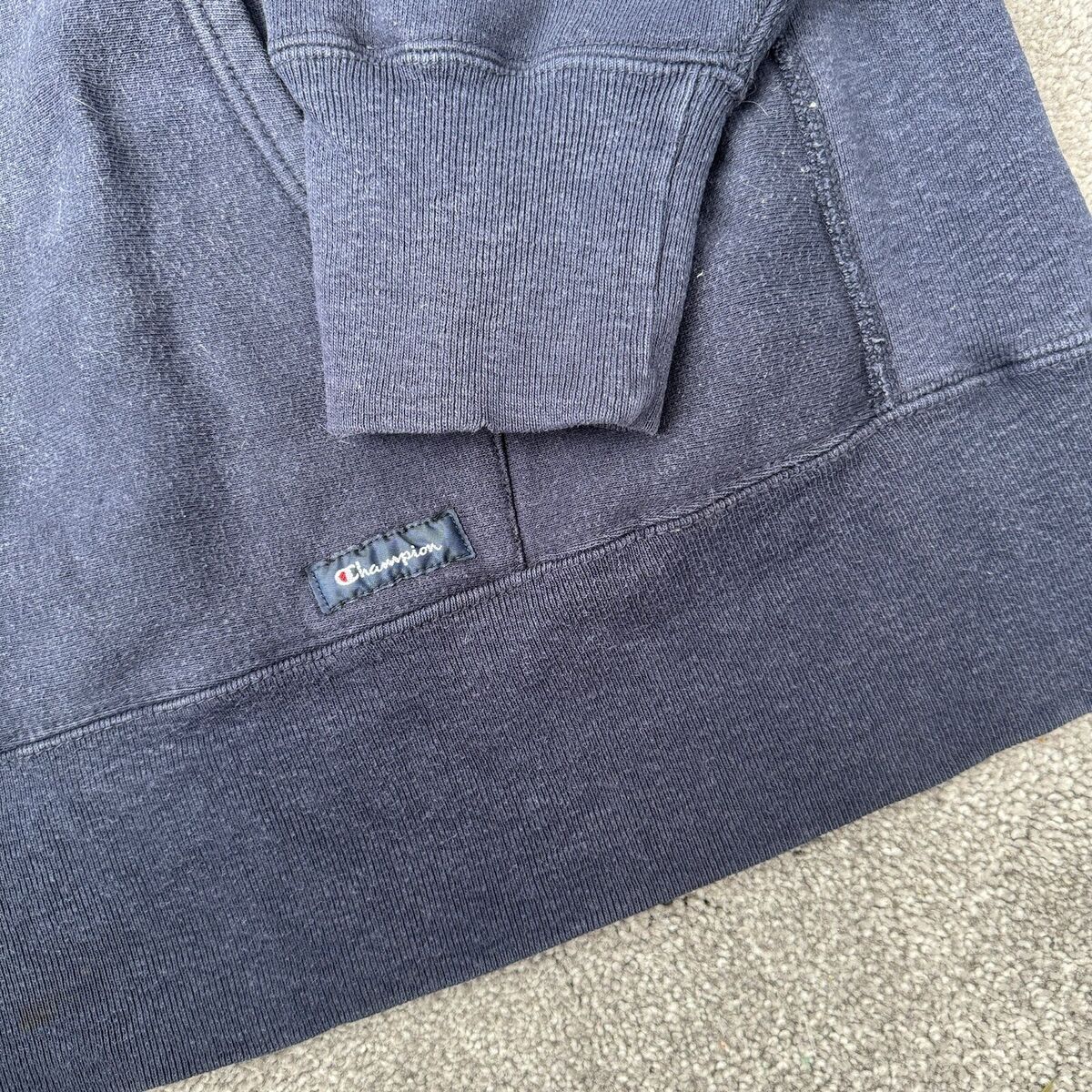 Vintage Champion Reverse Weave Hoodie Sweatshirt XL Navy Vintage Champion Reverse Weave Hoodie Sweatshirt XL Navy