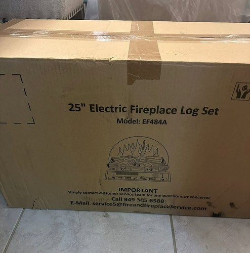 LegendFlame 25" W Free Standing Electric Fireplace Log Set (EF484) - Bild 2 von 4