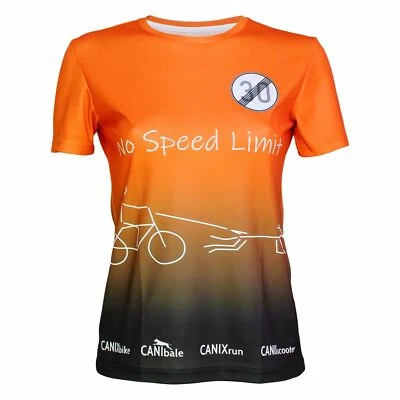 CANIbale dogsport NO SPEED LIMIT Shirt WOMEN SPEEDorange | Bikejöhring/Scooter  - Bild 1 von 4