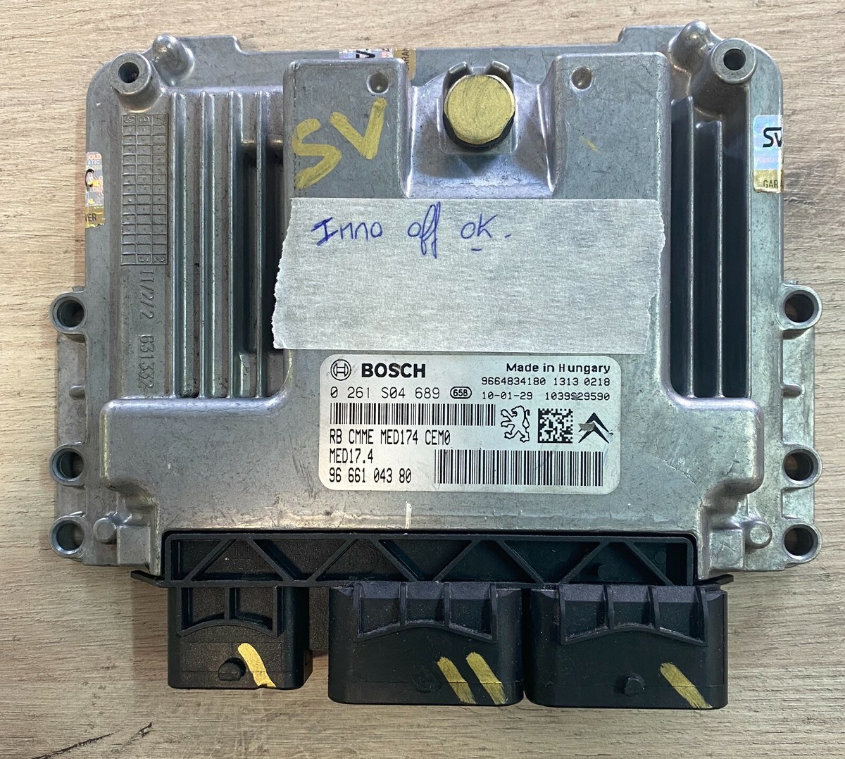 Calculateur Immo Off Débloqué Renault Safir ,35 Pins, 7700104481 - Foto 9