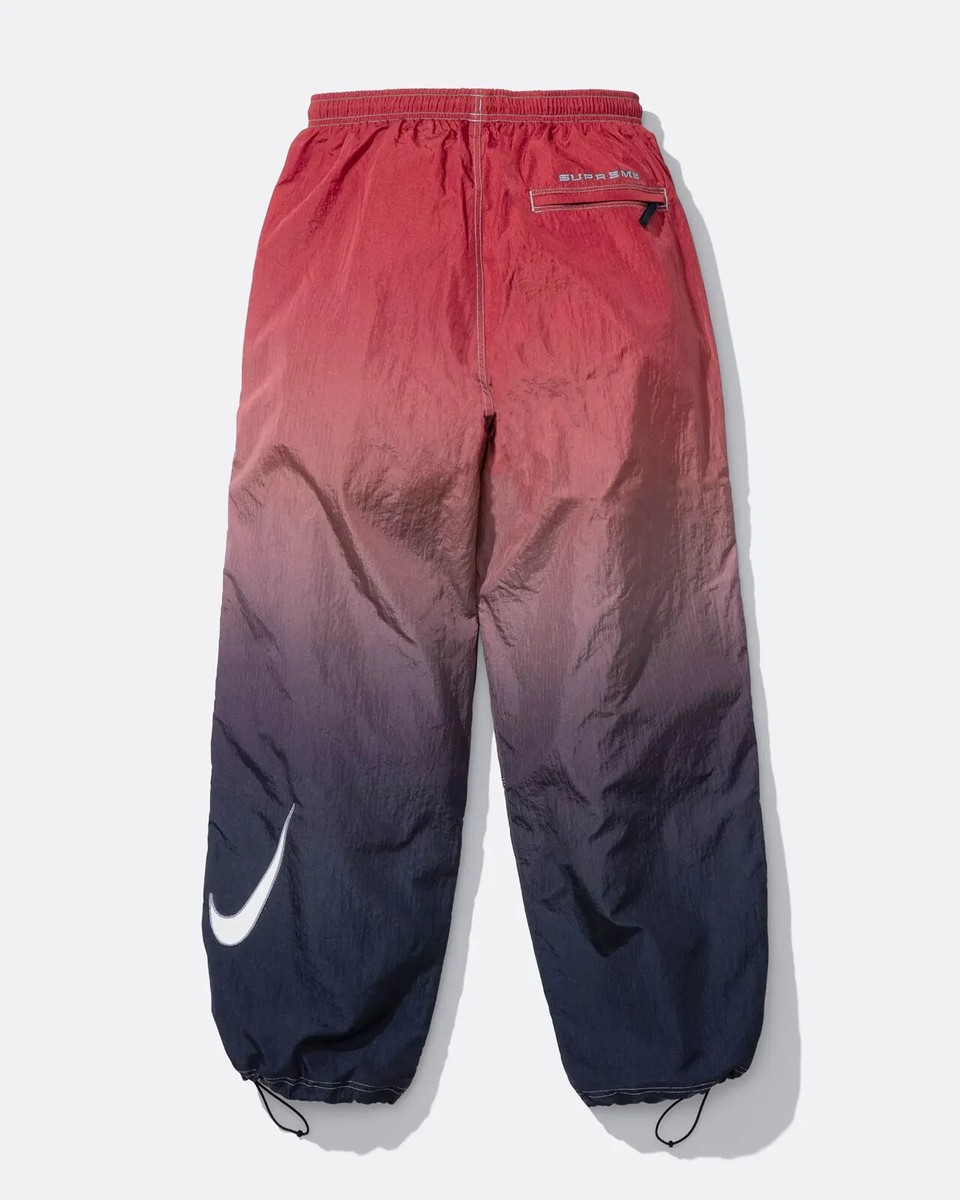 Supreme x Nike Ripstop Track Pant Black White Multicolor Supreme x Nike Ripstop Track Pant Black White Multicolor