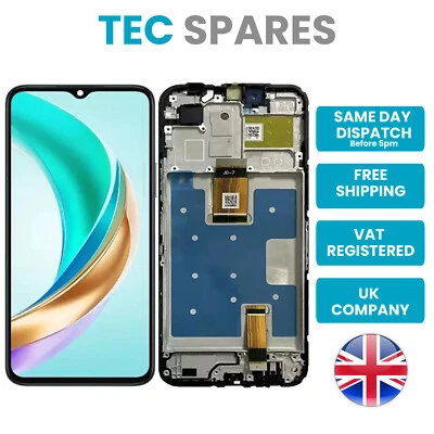 TECSPARES Honor X6b JDY-LX1, JDY-LX2 Replacement LCD Display Touch Screen Digitizer FRAME