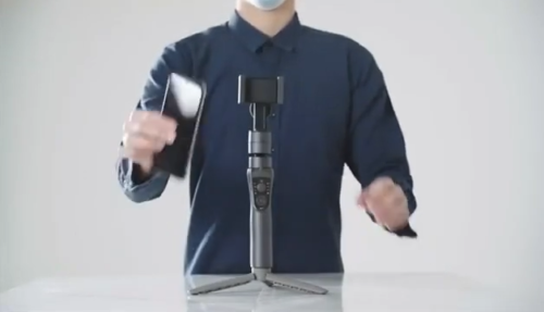3 Achsen Handheld Gimbal S5B Kamera Stabilisator mit Stativ Gesichtsverfolgung via App - Video 1 von 1
