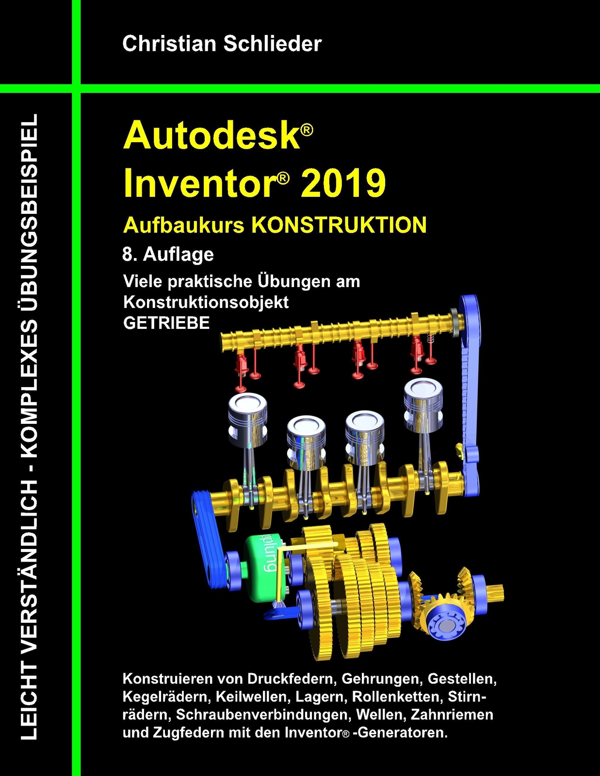Thumbnail - Autodesk Inventor 2019 - Aufbaukurs Konstruktion | Buch |