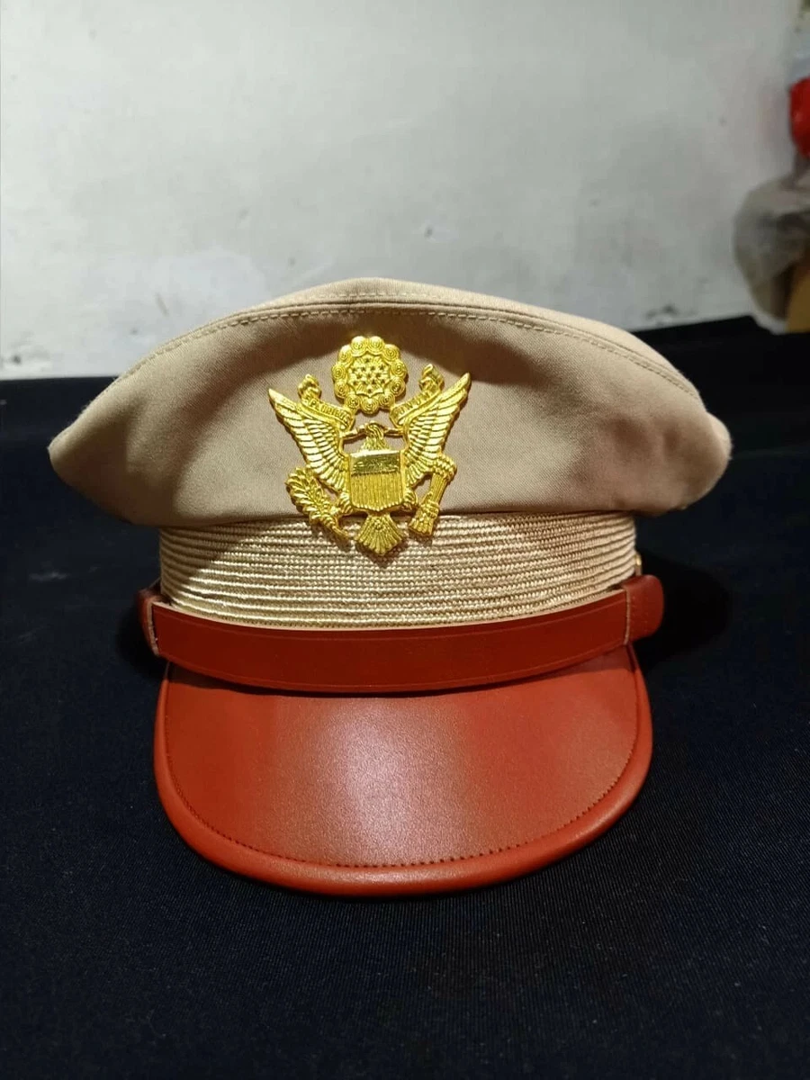 军队男帽米色7 1/4 码| eBay