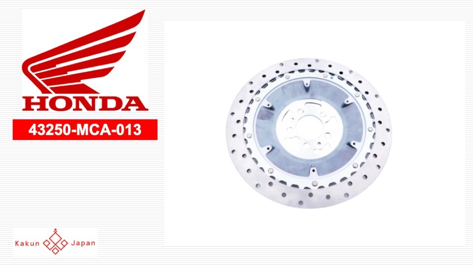 HONDA OEM 43250-MCA-013 REAR BRAKE DISK GOLDWING 01-17 GL1800 01