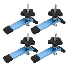 POWERTEC 71168-P2 T-Track Hold Down Clamps, 5-1/2" L x 1-1/8" Width, 4 PK