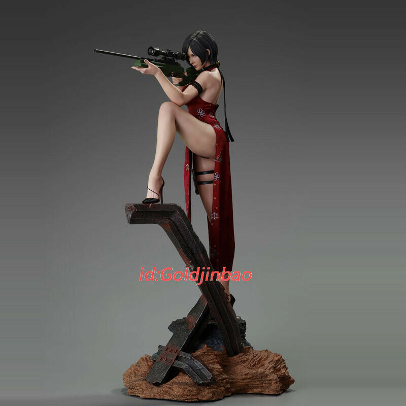 GREEN LEAF Resident Evil Cheongsam Ada Wong 1/4 Resin Painted Statue DX Ver