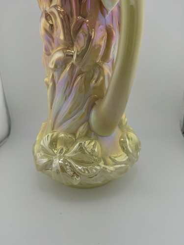 HTF Rare Gibson Heavy Iris Tankard 1992 Burmese Irredescent / Uranium Glow - Picture 8 of 18