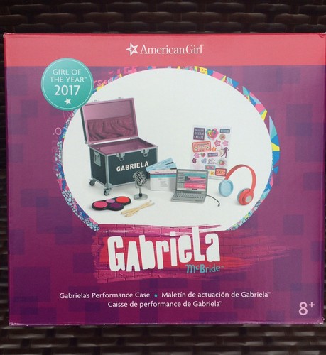 American Girl Gabriela Performance Case Set NIB Headphones Computer Mic Drums - Picture 3 of 5