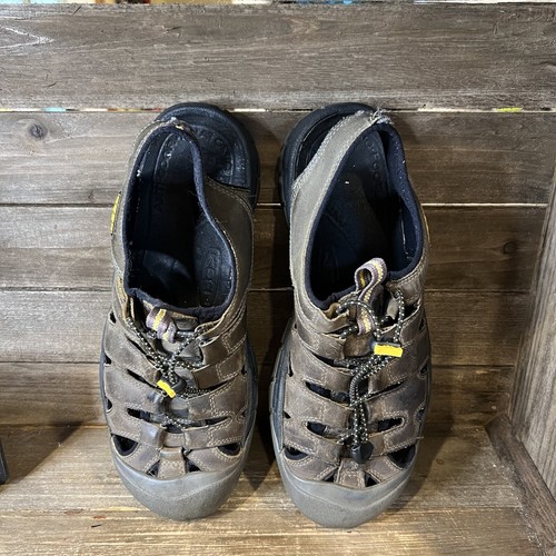Mens Keen Newport H2 Brown Leather Outdoor Hiking Water Sandals Shoes Size 11.5 - Picture 3 of 6